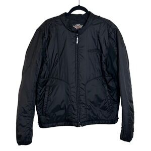 Harley-Davidson Motorcycles FXRG Jacket Liner Size XL Black Full Zip‎ Pockets